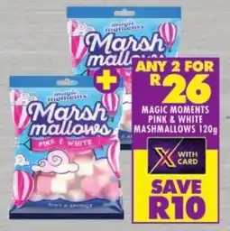 Shoprite Magic moments pink & white mashmallows offer