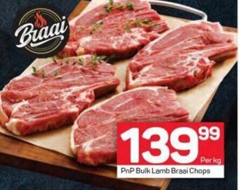 Pick n Pay PnP Bulk Lamb Braai Chops offer