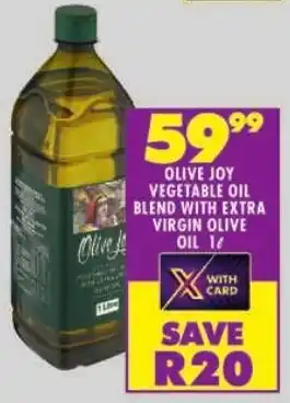 Shoprite Olive joy vegetable oil blend with extra virgin olive oil offer