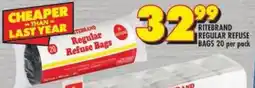 Shoprite Ritebrand regular refuse bags offer