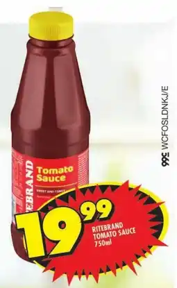 Shoprite Ritebrand Tomato Sauce offer