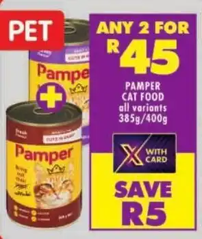 Shoprite Pamper cat food offer