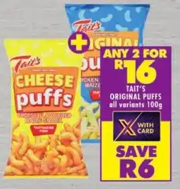 Shoprite Tait's original puffs all variants offer
