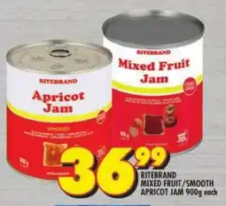 Shoprite Ritebrand mixed fruit/ smooth apricot jam offer