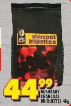 Shoprite Bushbaby charcoal briquettes offer