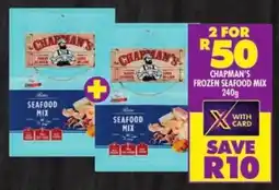 Shoprite Chapman's frozen seafood mix offer