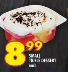 Shoprite Small trifle dessert offer