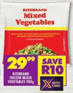 Shoprite Ritebrand frozen mixed vegetables offer