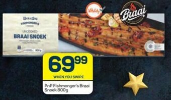 Pick n Pay PnP Fishmonger's Braii Shoek 800g offer