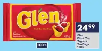 President Hyper Glen Black Tea Tagless Tea Bags offer
