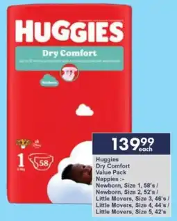 President Hyper Huggies Dry Comfort Value Pack Nappies offer
