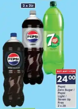 President Hyper Pepsi Zero Sugar/ Pepsi Light/ Seven Up Free offer
