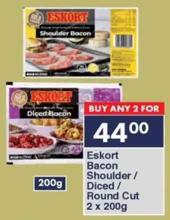 President Hyper Eskort Bacon Shoulder/ Diced/ Round Cut offer