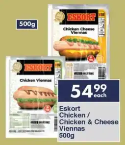 President Hyper Eskort Chicken/ Chicken & Cheese Viennas offer