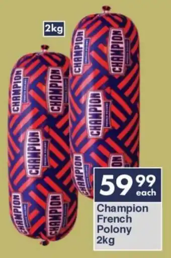President Hyper Champion French Polony offer