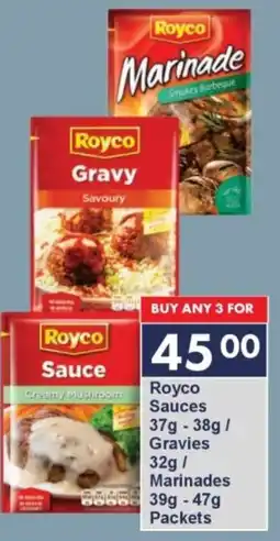 President Hyper Royco Sauces/ Gravies/ Marinades Packets offer