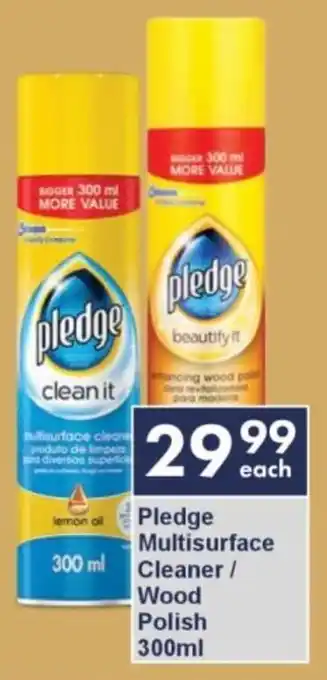 President Hyper Pledge Multisurface Cleaner/ Wood Polish offer