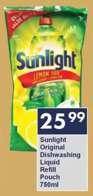 President Hyper Sunlight Dishwashing Liquid Refill Pouch offer
