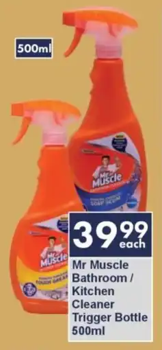 President Hyper Mr Muscle Bathroom/ Kitchen Cleaner Trigger Bottle offer
