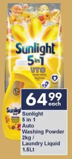 President Hyper Sunlight 5 in 1 Auto Washing Powder/ Laundry Liquid offer
