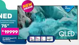 Game SAMSUNG 75" QLED Smart TV offer