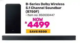 Game SAMSUNG B-Series Dolby Wireless 5.1 Channel Soundbar offer
