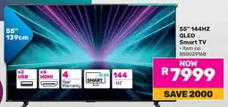 Game Hisense 55" 144HZ QLED Smart TV offer