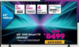 Game Hisense 65" UHD Smart TV offer