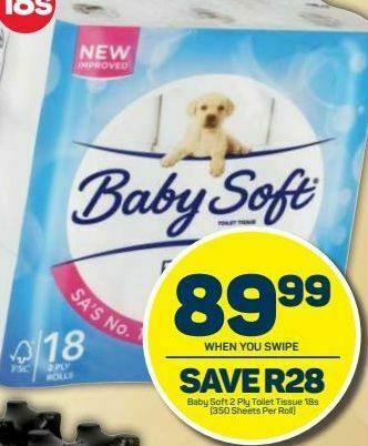 Pick n Pay Baby soft toilet paper offer
