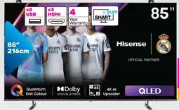 Game Hisense 85" QLED LED Smart TV offer