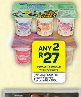 Pick n Pay Pnp yogurt 2 offer