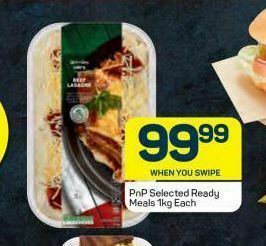 Pick n Pay Pnp ready meals offer
