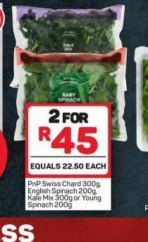 Pick n Pay Spinach 2 offer