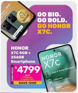 Game HONOR X7c 8GB + 256GB Smartphone offer