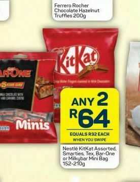 Pick n Pay Kit kat chocolate 2 offer