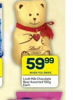 Pick n Pay Lindt chocolate bear offer