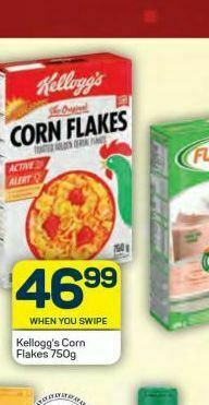 Pick n Pay Kellogg's corn flakes offer