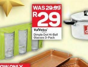 Pick n Pay Drinking glasses offer