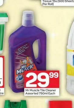 Mr. muscle tile cleaner