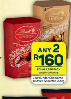 Pick n Pay Lindt lindor truffles 2 offer