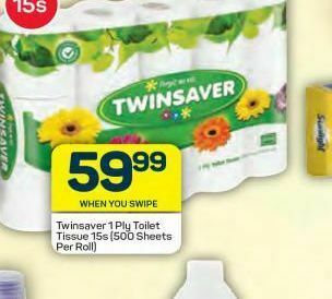 Pick n Pay Twinsaver toilet rolls offer