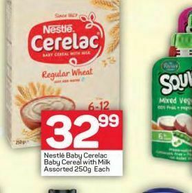 Pick n Pay Nestlé cerelac baby cereal offer