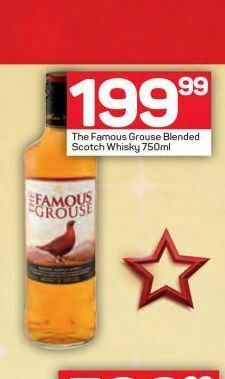 Pick n Pay The famous grouse scotch whiskey offer