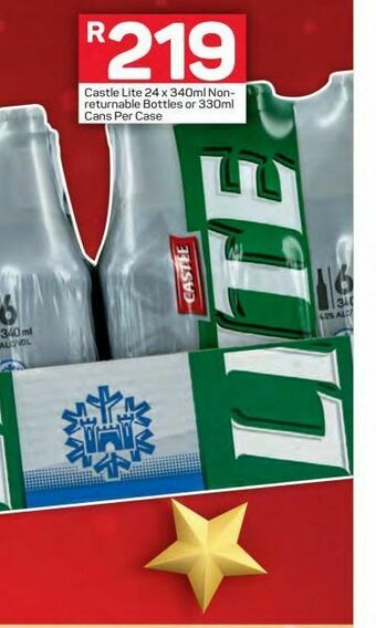Pick n Pay Castle lite beer offer