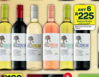 Pick n Pay Millstream wine 6 offer