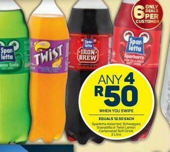 Pick n Pay Sparletta cold drinks 4 offer