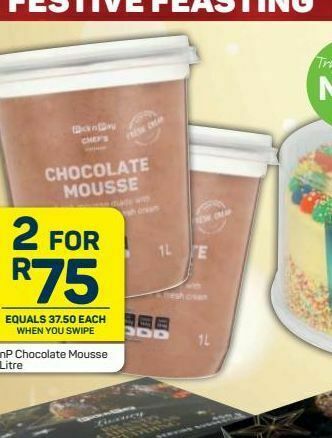 Pick n Pay Pnp chocolate mousse 2 offer