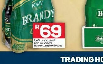 Pick n Pay Kwv brandy & cola offer