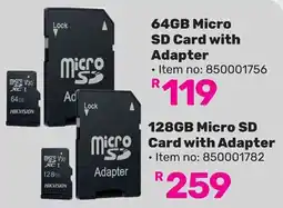 Game Hikvision 64GB Micro SD Card with Adapter offer