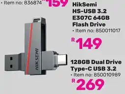 Game HikSemi HS-USB 3.2 E307C 64GB Flash Drive offer